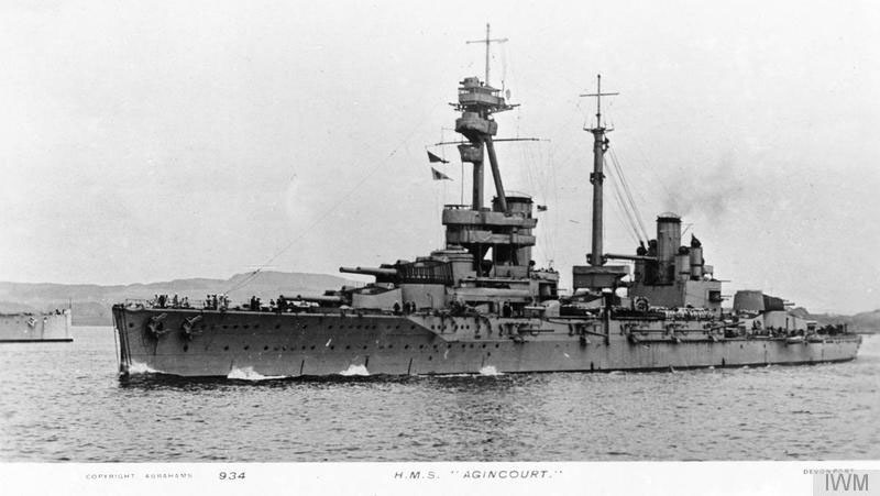 HMS Agincourt © Imperial War Museum