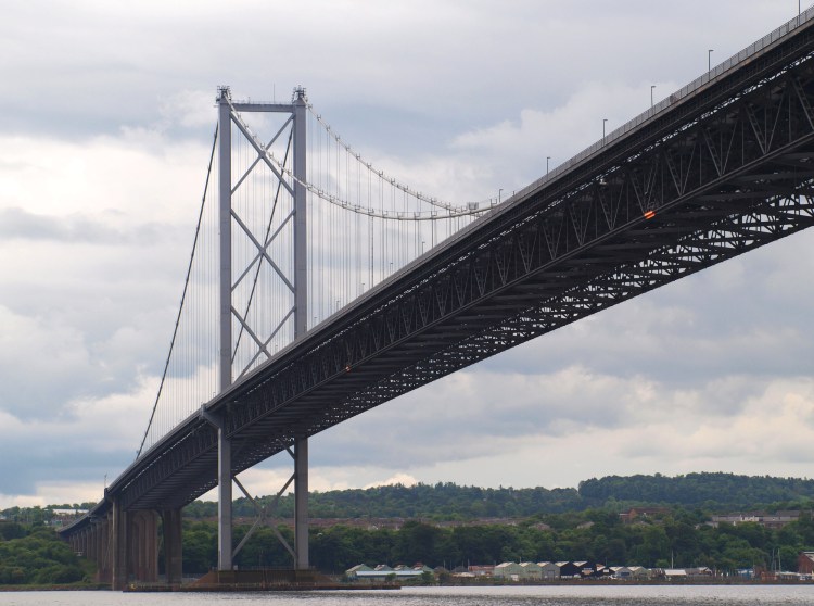 The Forth Road Bridge - opened by Her Majesty The Queen
